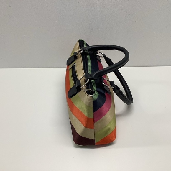 Primeware Wine Clutch Bag with Wine Opener Multicolored Stripes (Preowned) - Picture 3 of 4